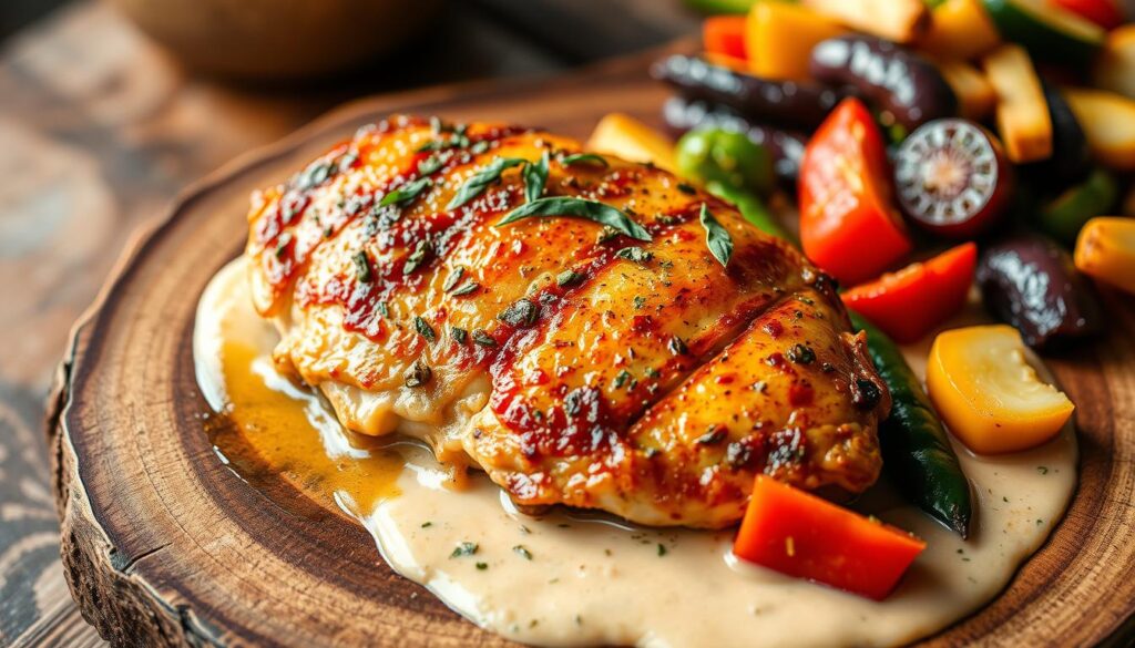 pan-seared chicken