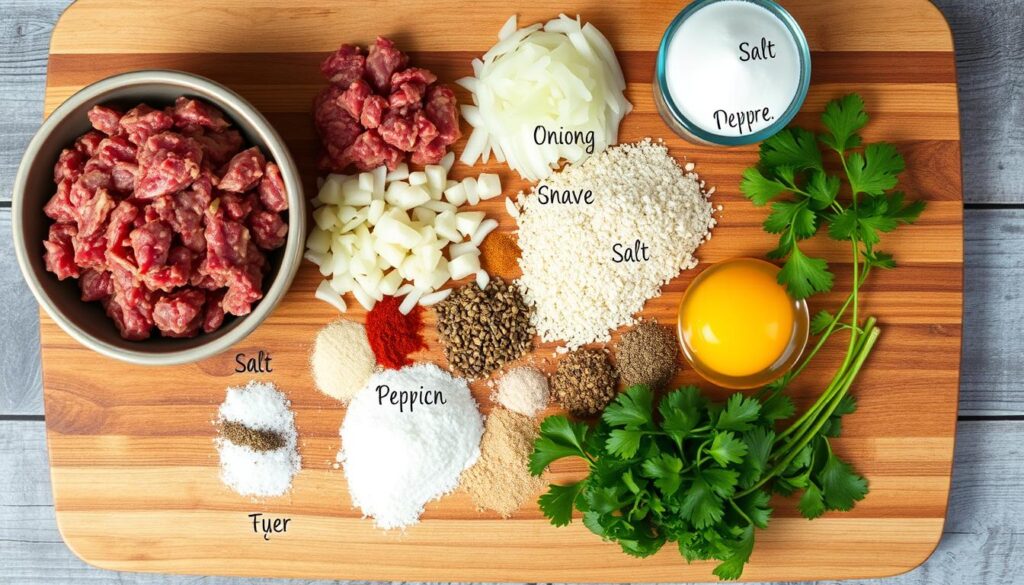 beef patty ingredients